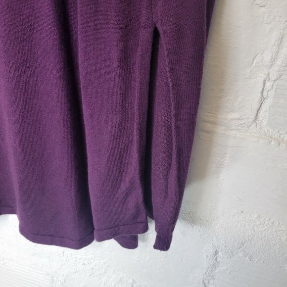 J. Jill Women's Size 4X Pullover Tunic Sweater Purple - Picture 4 of 5